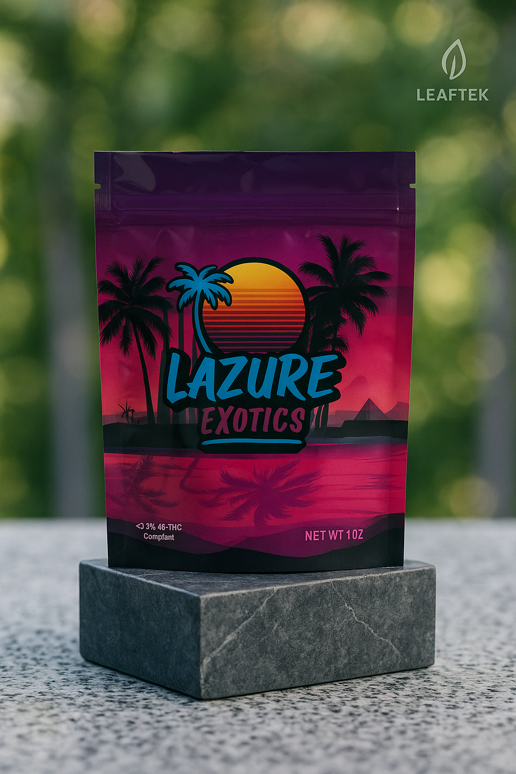 Gelato 41 THCA Flower – Lazure Exotics – 1oz Bag